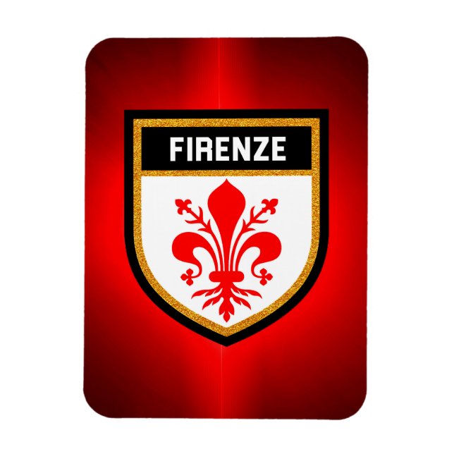 Firenze Flag Magnet (Vertical)