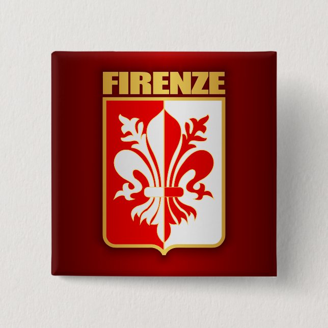 Firenze (Florence) 15 Cm Square Badge (Front)