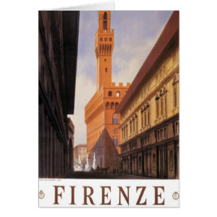 Firenze, Florence, Palazzo Vecchio, Vintage Italy