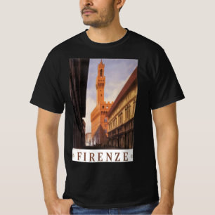 Firenze, Florence, Palazzo Vecchio, Vintage Italy T-Shirt