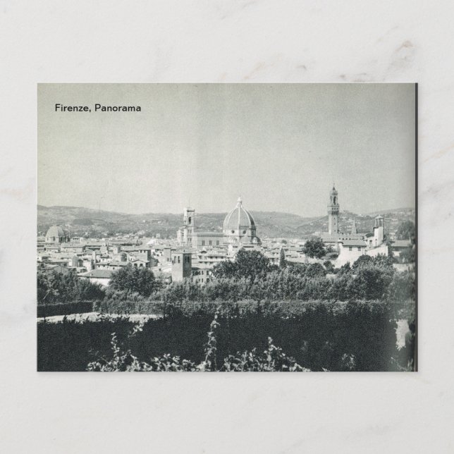 Firenze,Florence, Panorama Postcard (Front)