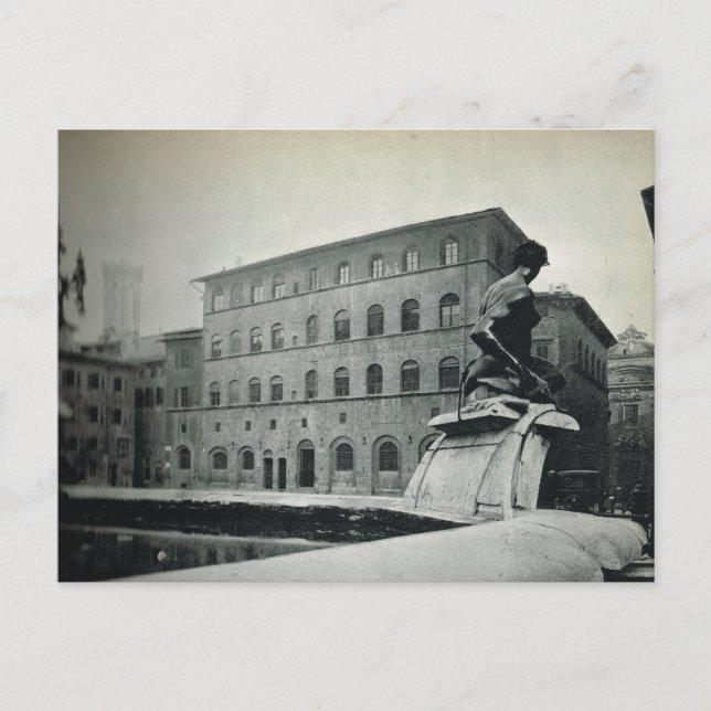 Firenze,Florence, Place de la Seingeurie Postcard (Front)
