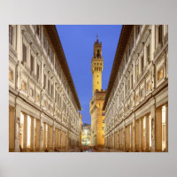 Firenze Galeria degli Uffizi Florence Italy Poster