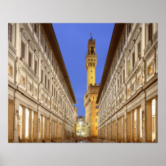 Firenze Galeria degli Uffizi Florence Italy Poster