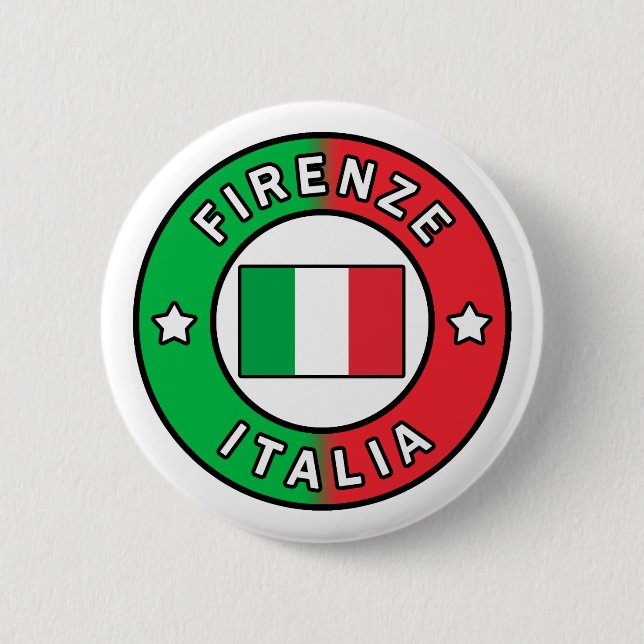 Firenze Italia 6 Cm Round Badge (Front)