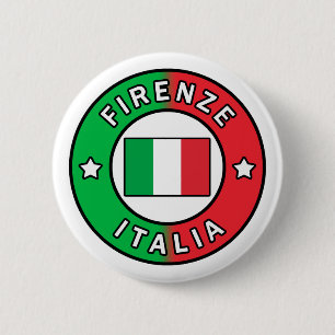 Firenze Italia 6 Cm Round Badge