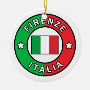 Firenze Italia Ceramic Tree Decoration
