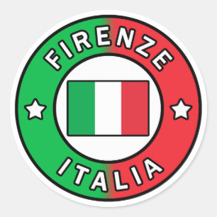 Firenze Italia Classic Round Sticker