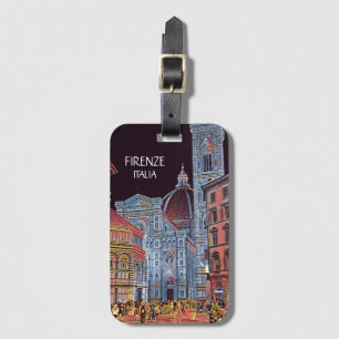 Firenze Italia Europe Duomo Travel  Luggage Tag