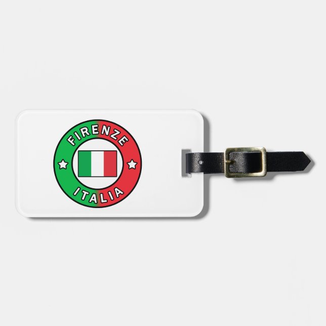 Firenze Italia Luggage Tag (Front Horizontal)