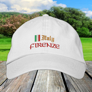 Firenze & Italy fashion / Italian Flag Patriots Embroidered Hat