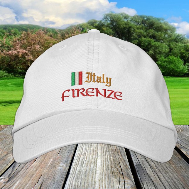 Firenze & Italy fashion / Italian Flag Patriots Embroidered Hat (Creator Uploaded)