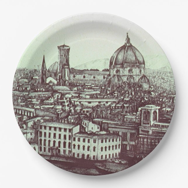Firenze Paper Plate (Front)