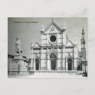 Firenze, S. Croce ChurchItaly Postcard
