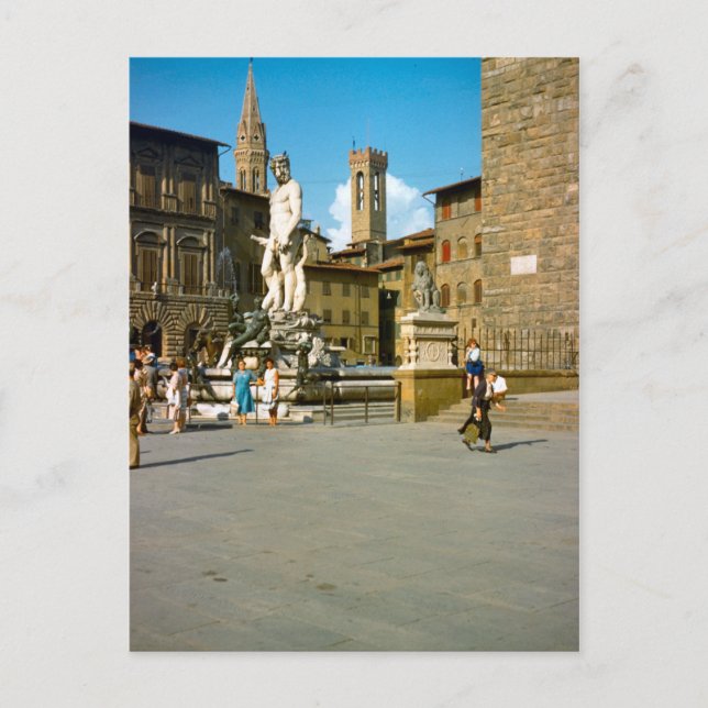 Firenze, Statue of David by Michelangelo Postcard (Front)