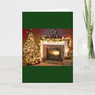 Fireplace 2 holiday card