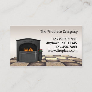 Fireplace Business Card