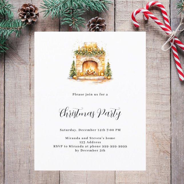 Fireplace cosy home tree budget Christmas Party (Creator Uploaded)