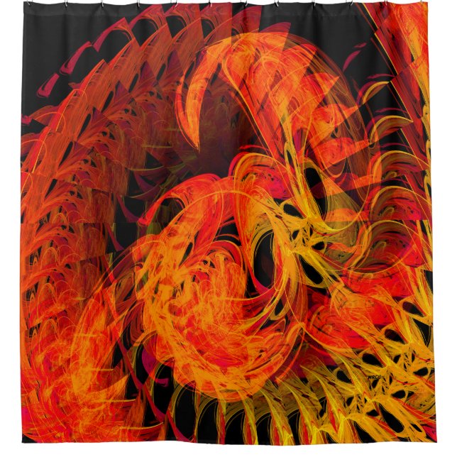 Fireplace Fun....... Shower Curtain (Front)