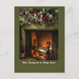 Fireplace Postcard