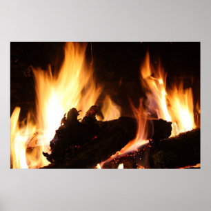 Fireplace Poster