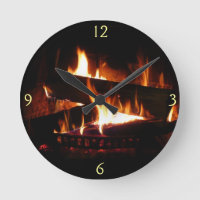 Fireplace Warm Winter Scene Photography