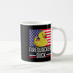 Firequacker Duck 4th Of July Firecracker Independe Coffee Mug