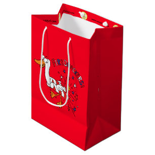Firequackers 4th of July Duck Gift Bag