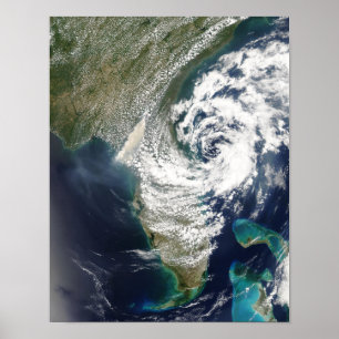 Fires and smoke in Georgia and Florida Poster