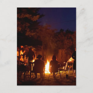 Fires At Night Postcard