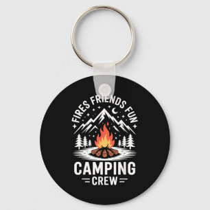 Fires Friends Fun Camng Crew Key Ring