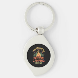 Fires Friends Fun Camping Key Ring