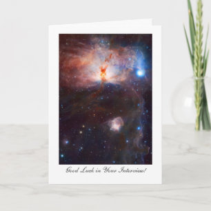 Fires of the Flame Nebula - Interview Good Luck Card