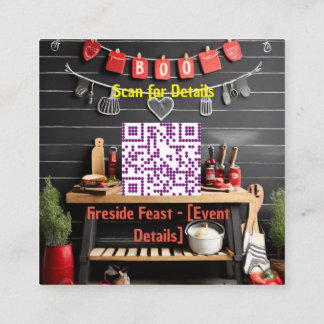 Fireside Feast: BBQ Bash Invitation