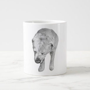 Fireside Labrador in Soft Winter Shading Large Coffee Mug
