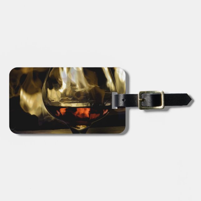 Fireside Luggage Tag (Front Horizontal)