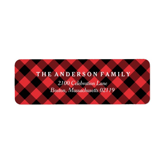 Fireside Return Address Label (Front)