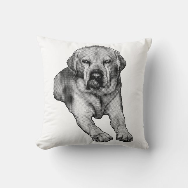 Fireside Tale in Ink Cushion (Front)