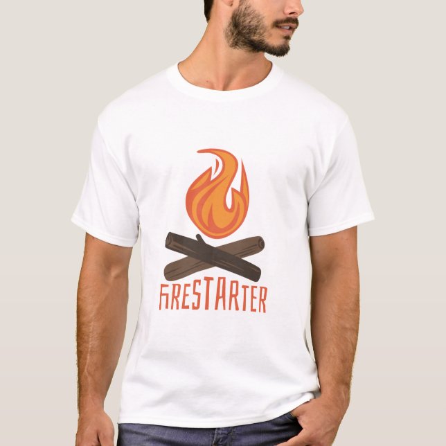 Firestarter Campfire T-Shirt (Front)