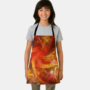 Firestorm Abstract Art Apron
