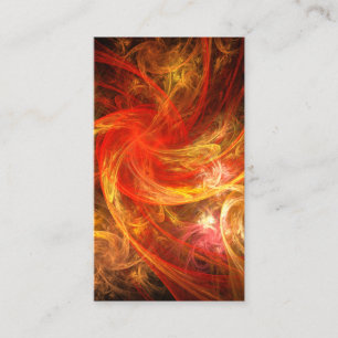 Firestorm Abstract Art Business Card
