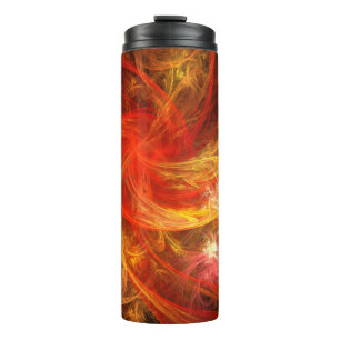 Firestorm Abstract Art Thermal Tumbler