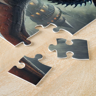 Firestorm Guardian: The Mythical Dragon's Wrath Jigsaw Puzzle