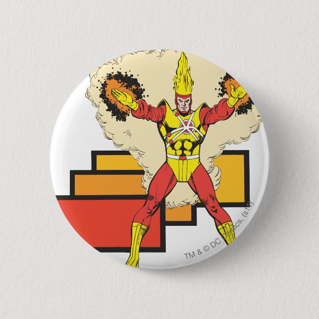 Firestorm In His Element 6 Cm Round Badge (Front)