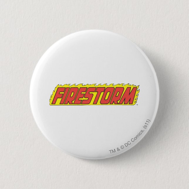 Firestorm Logo 6 Cm Round Badge (Front)