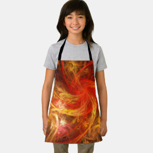 Firestorm Nova Abstract Art Apron