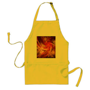 Firestorm Nova Abstract Art Apron