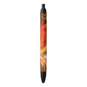 Firestorm Nova Abstract Art Black Ink Pen