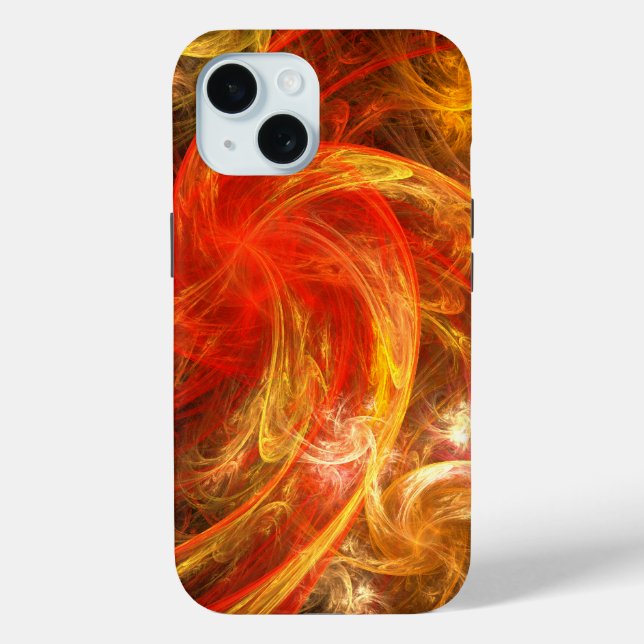 Firestorm Nova Abstract Art Case-Mate iPhone Case (Back)