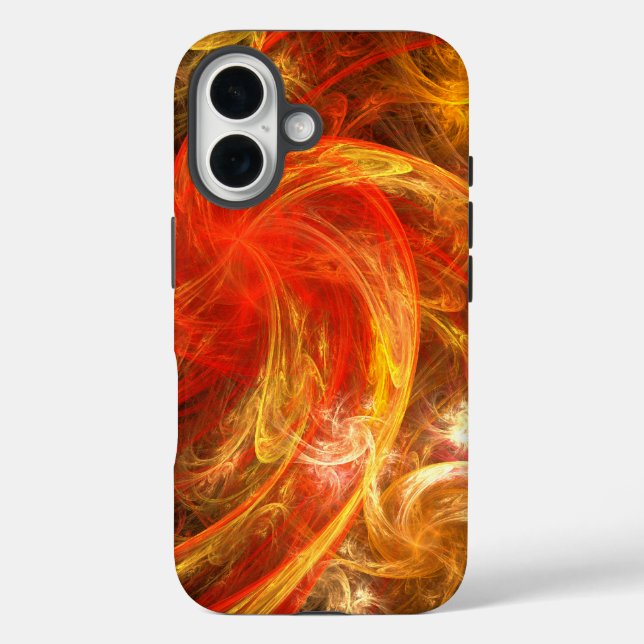 Firestorm Nova Abstract Art Case-Mate iPhone Case (Back)